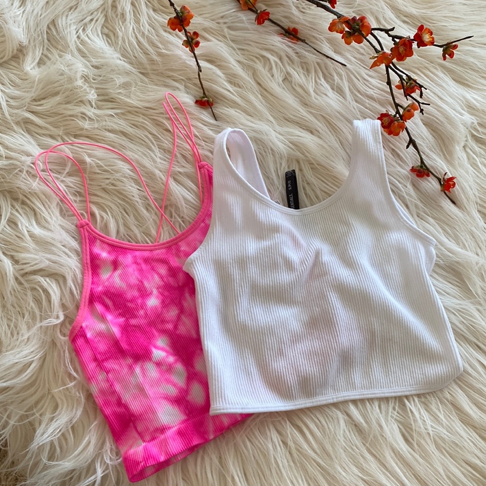ESSENTIALS and NO BOUNDARIES bra top